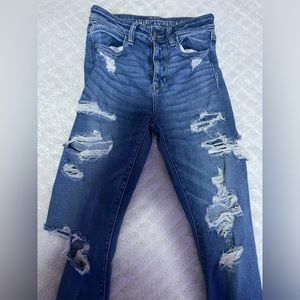 American Eagle, Ripped Skinny Jeans, Size 6